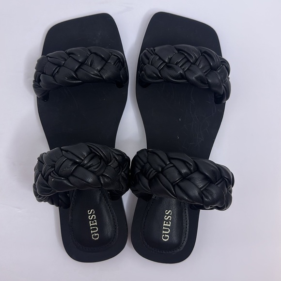 NEW GUESS braided slide sandals, Size 8 - Picture 7 of 8